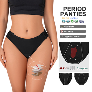 Braguitas Menstruales Absorbentes de 4 Capas a Prueba de Fugas para Mujer, OEM - Product Image 1