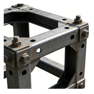 Nœuds et équerres structurels soudés en acier S355 sur mesure pour les cadres de machines d'ingénierie fabriqués au Vietnam selon les plans - Product Image 1