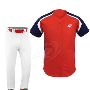 Conception de logo personnalisé Offre Spéciale de haute qualité 100% polyester séchage rapide respirant vêtements de baseball et softball prix raisonnable ensemble de styles - Product Image 2