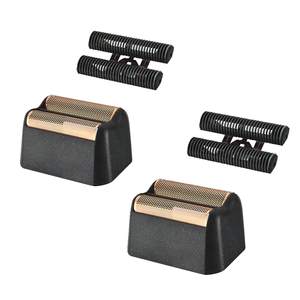 Paquete de 2 cabezales de afeitadora eléctrica de doble cuchilla, compatibles con afeitadoras eléctricas profesionales, alimentación USB, repuesto de lámina para afeitado facial - Product Image 3