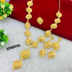 Nouveau modèle plaqué or Collier ensemble un gramme Bijoux à la mode, Plaqué Bijoux, Or plaqué... Toutes les femmes en ligne - Product Image 4