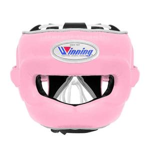 Protector de Cabeza de Boxeo de Cuero Vacuno Genuino Multi Rosa, Modelo Reciente, Protección Facial Completa, Entrenamiento de Boxeo, MS-HG-20 - Product Image 1