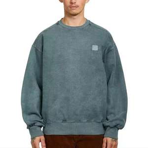 Street Wear Style Vintage Style Acid Wash <b>Sweatshirt</b> Oversized Streetwear Acid Wash <b>Sweatshirt</b> Men Cotton <b>Fleece</b> Winter Wear - Product Image 6
