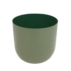 Maceta redonda de hierro negro mate Diseño de la mejor calidad con maceta de jardín con dobladillo para decoración de bodas y exteriores - Product Image 4