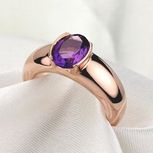 Handmade 925 Sterling Silver <b>Ring</b> with <b>Indian</b> Natural Amethyst Stone Fine Jewelry for Weddings & Engagements Wholesale Lot - Product Image 6