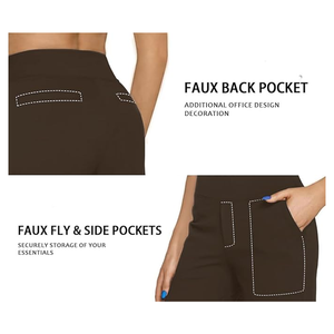 Conjunto de 2 piezas de mezcla de algodón Terry para mujer, camiseta y pantalón informales cómodos y holgados para Primavera/Verano - Product Image 5