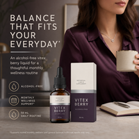 Complément Avancé Équilibre Féminin : Gouttes de Vitex, Extrait de Chasteberry et Racine de Maca pour l'Énergie et le Bien-être Émotionnel