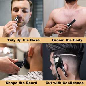 Kit de toilettage portable pour <span class=keywords><strong>homme</strong></span>, <span class=keywords><strong>calendrier</strong></span> de l'<span class=keywords><strong>Avent</strong></span> de Noël 24 jours, comprend une tondeuse électrique pour le soin de la barbe, fabriqué en plastique durable - Product Image 2
