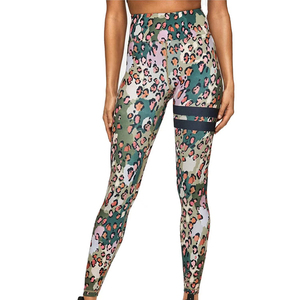 Diseño personalizado Corte perfecto Etiqueta personalizada Precio asequible Color personalizado Mujeres Sublimación Leggings - Product Image 1