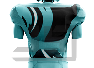 JAMEZ SPORTS Custom American <b>Football</b> Uniform Digital Print Jersey Pants Set Breathable Quick Dry Fabric Short Sleeve V-neck - Product Image 6