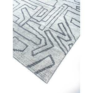 Alfombras de Lana Anudadas a Mano Kairos Azules, 10 mm de Grosor, Estilo Boho Geométrico y Abstracto para el Hogar, Pasillo, PKWL-937, Alfombra para Habitación de Adolescentes - Product Image 2