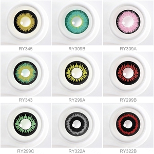 Lentilles de contact cosplay les plus tendances PSEYECHE Flower <span class=keywords><strong>Fire</strong></span> Lenses Sharingan LensFantasy, lentilles de contact annuelles pour Halloween - Product Image 6