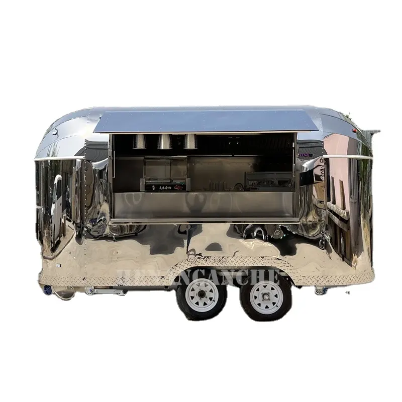Camion de restauration rapide de fabricants de camions de camions de restauration rapide remorque de concession mobile entièrement équipée avec cuisine complète