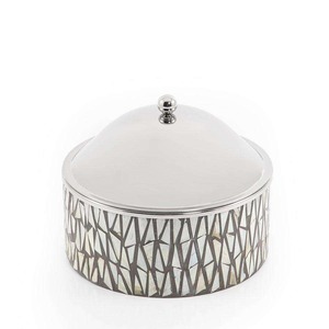 El juego de cazuelas de madera redondas de estilo árabe de lujo al por mayor incluye suministros de olla caliente de metal diseño personalizado y forma redonda - Product Image 1