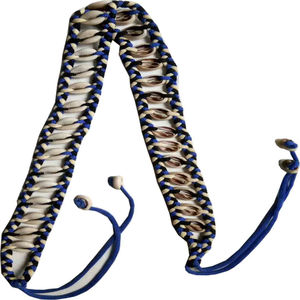 Ceinture perlée en coton pour femmes mode sac noir blanc Western OEM Logo Style boucle tissu emballage pièces couleur usa - Product Image 4