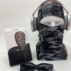 Balaclava en tricot imperméable à impression numérique de haute qualité en gros, équipement de ski essentiel pour bébés - Emballé - Product Image 4