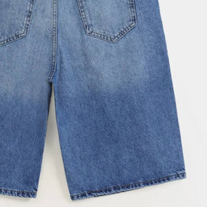 Pantalones cortos de algodón de mezclilla casuales con estampado digital de estilo callejero para ropa de calle - Product Image 6