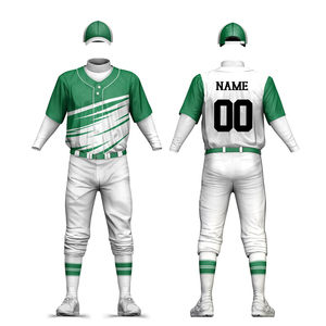 Uniforme de baseball à manches courtes pour hommes, avec logo personnalisé, nom d'équipe par sublimation, ensembles de vêtements de sport de qualité supérieure - Product Image 1