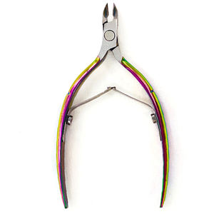 Pinzas para cutículas Acero inoxidable titanio recubierto belleza manicura pinzas para cutículas - Product Image 2