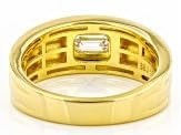 แหวนครบรอบ0.58ct ผู้ชายในเงินสเตอร์ลิงประดับเพชรและทับทิม - Product Image 4