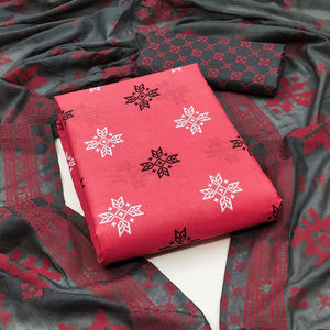 High Quality <b>Women</b> 3-Piece Unstitched Silk Cotton Salwar Kameez Party Stylish Pakistani Traditional Wear <b>Suits</b> <b>Dress</b> Sets - Product Image 5