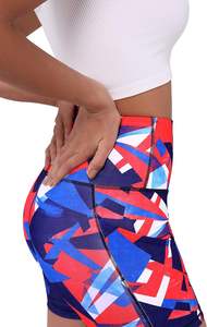 Yoga Shorts femmes taille haute sans couture vêtements de sport séchage rapide Logo personnalisé Yoga Shorts en gros Pakistan - Product Image 4