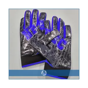 100% hochwertige American-Football-Handschuhe Entwerfen Sie Ihr eigenes Logo. Individuell bedruckte atmungsaktive American-Football-Stoff handschuhe