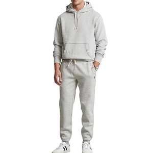 เสื้อมีฮู้ดผ้าฟลีซแบบสวมหัวเนื้อนุ่มสำหรับผู้ชายเสื้อผ้าลำลองทรงบ็อกซี่พอดีตัวสำหรับผู้ชาย - Product Image 3