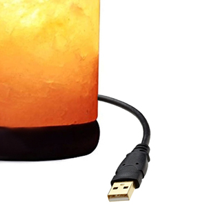 <b>USB</b> Himalayan Salt <b>Lamp</b> Crystal Rock Natural Pink <b>Lamp</b> Air Purifier Desk Night Light For Bedroom - Product Image 4