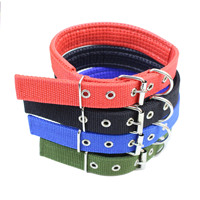 Collier pour chien en fibre de polypropylène avec boucle en fer robuste pour la promenade et l'entraînement