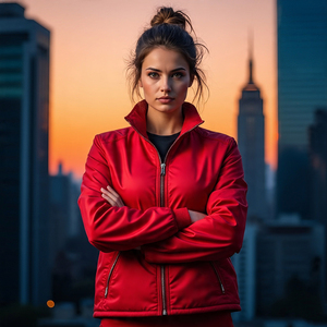 Chaquetas Bomber de béisbol para mujer, chaqueta Bomber de béisbol con cuello redondo de Color sólido, moda de invierno, ropa de abrigo Bomber Varsity para mujer - Product Image 4