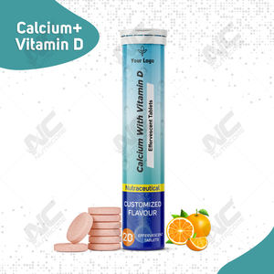 Tabletas Efervescentes de Calcio + Vitamina D de Alta Calidad, Suplemento Natural para el Cuidado de la Salud para Adultos, Apoyo a la Absorción, Nutricore Biosciences - Product Image 2