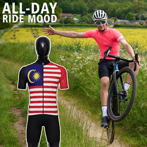 Vêtements de cyclisme en gros, maillot de cyclisme pour hommes, logo personnalisé, marque privée, uniformes de cyclisme confortables - Product Image 4