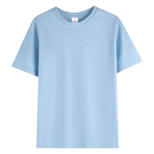 Camisetas de manga corta con cuello redondo al por mayor, camisetas cómodas de algodón para hombre, camisetas de marca impresas personalizadas para hombre - Product Image 5