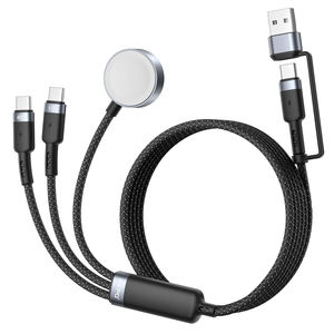 3 В 2, многофункциональный зарядный шнур USB C для зарядного устройства iWatch, кабель для быстрой зарядки 60 Вт для iPhone 16 15, для Galaxy S25/S24/23 - Product Image 1