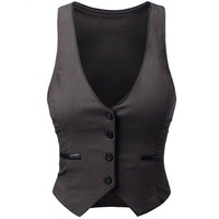 Uniforme de serveuse de chef personnalisé fabricant vestes gilet pour restaurant hôtel bar cuisine