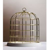 Cage à oiseaux dorée en fer article artisanal au prix de gros avec la meilleure qualité article très bas de gamme personnaliser la taille et la couleur