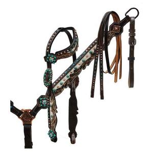 Hecho a medida al mejor precio Horse Western Headstall Horse Tachuela de cuero a un costo asequible - Product Image 4