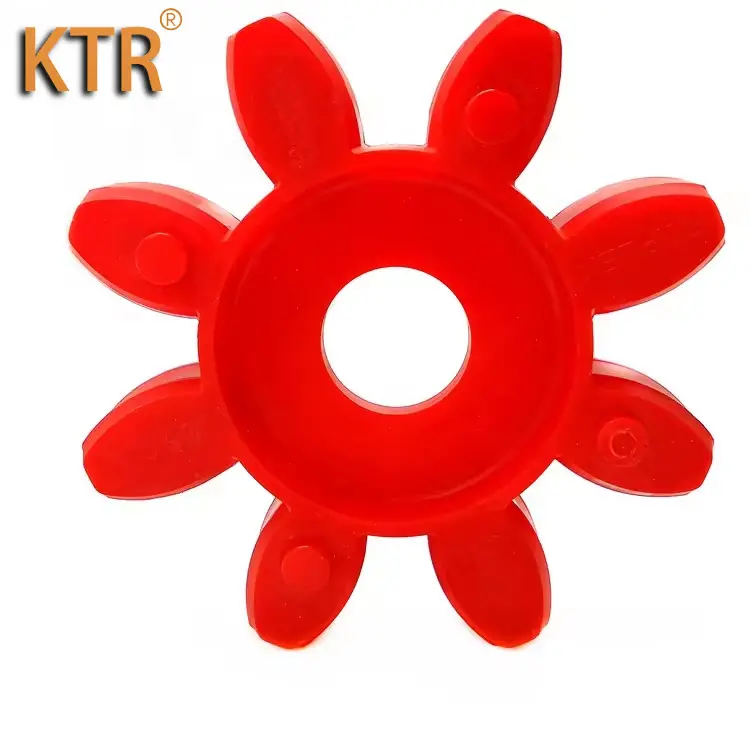 German KTR Standard GS42-98SHA Red Backlash-free Plum Blossom Elastomer Coupling Buffer Pad Polyurethane Coupling Spider