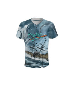 Ropa Deportiva Unisex de Poliéster de Secado Rápido, Transpirable, con Logotipo Personalizado Impreso por Sublimación, Conjuntos de Camisetas de Béisbol Elegantes para Hombres Adultos - Product Image 5