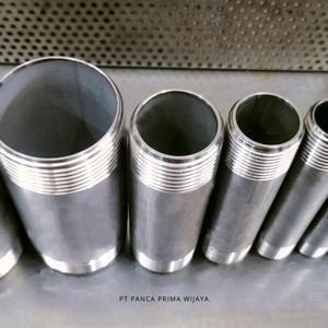 Haute qualité SS304 1/2 pouces X 10cm SCH20 mamelon en acier inoxydable tuyau Nepple connecteur pour eau gaz huile raccords de tuyauterie - Product Image 6