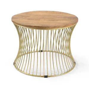 Noir Simple Dernière Arrivée Tables Basses En Métal de Nesting Table Basse Solide En Verre Top moderne côté Centre table Salon - Product Image 4