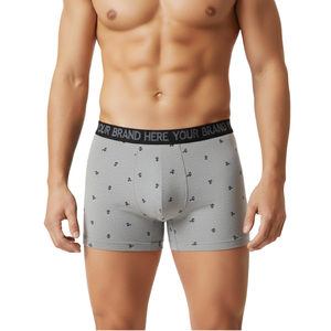 Boxers en coton imprimés numériquement à étiquette privée, boxers pour hommes avec votre logo et votre marque personnalisés, service OEM - Product Image 5