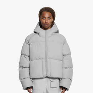 OUTWELL SPORTS Chaqueta de burbujas de invierno para hombre Impermeable Transpirable a prueba de viento Reversible Ecológico Estampado de animales Casual al aire libre - Product Image 2