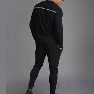 Sweat-shirt à col rond personnalisé, survêtement de jogging, survêtement en molleton de coton pour hommes, survêtement de sport unisexe pour hommes, nouvel arrivage - Product Image 3