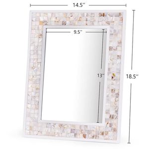 Gran oferta, espejo redondo grande de madreperla, decoración de pared Vintage para el hogar, espejo colgante de Navidad para regalo, ocasión Diwali - Product Image 3