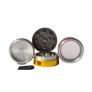 Superbros เครื่องบดสมุนไพร Rasta 4ชิ้นเครื่องบดเครื่องเทศยาสูบกล่องบรรจุและออกแบบบริการขายส่ง - Product Image 4