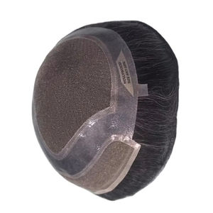 Toupee para Hombre Taz Hair, Peluca de Cabello Humano 100%, Densidad Cruda 60%-150%, Cabello Indio Remy, Resistente al Agua, Ondulado - Product Image 5