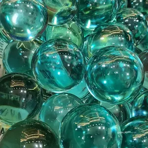 Sphère d'obsidienne aquatique polie, boule de cristal bleue, pierre précieuse, pierre de guérison, méditation, Feng Shui, décoration intérieure, cadeau spirituel pour collectionneur - Product Image 2