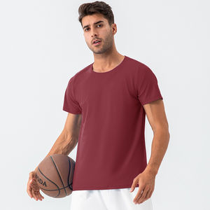 Camisetas de algodón suave con cuello redondo para hombre, fabricadas a pedido, camisetas de cuello redondo para hombre de etiqueta privada para ropa de calle y básica - Product Image 3